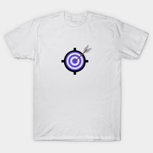 purple black target design T-Shirt